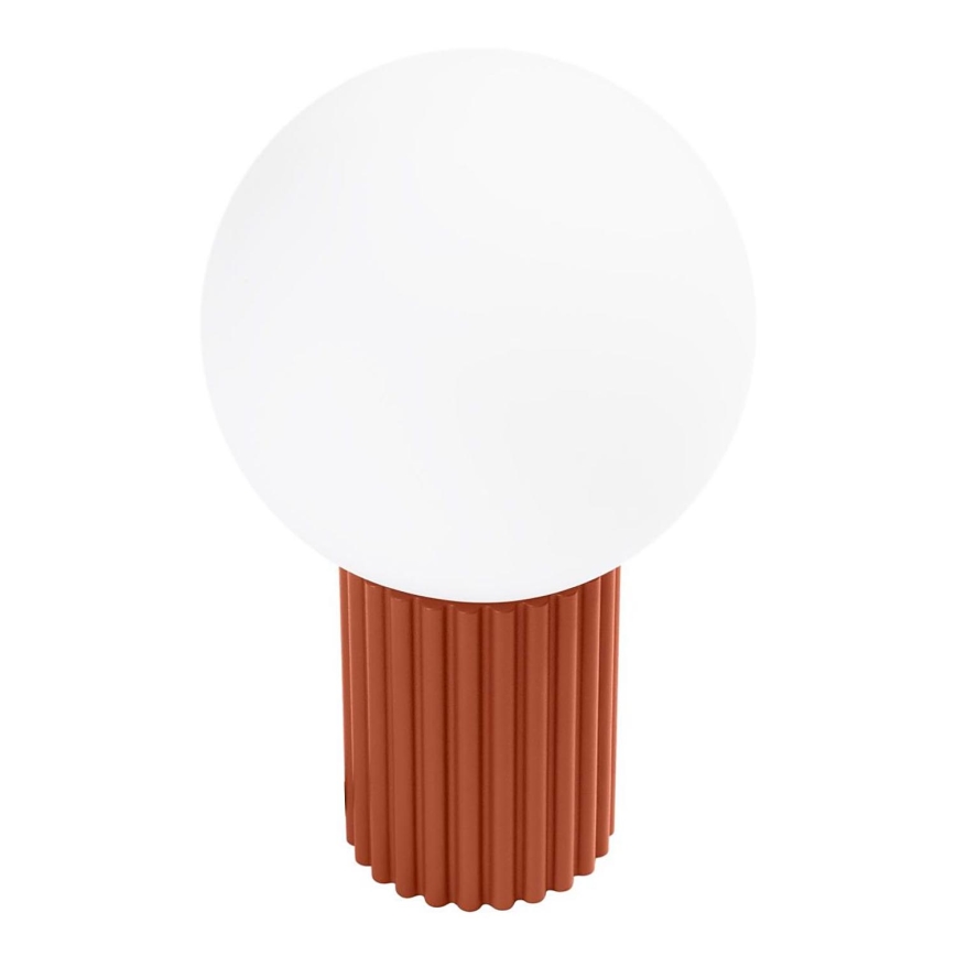 Lampa stołowa HALO 1xG9/8W/230V śr. 12 cm pomarańczowa