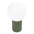 Lampa stołowa HALO 1xG9/8W/230V śr. 12 cm zielona