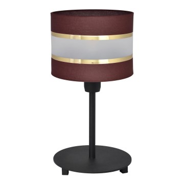 Lampa stołowa HELEN 1xE27/15W/230V brązowy/czarny/złoty