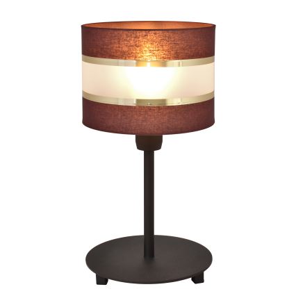 Lampa stołowa HELEN 1xE27/15W/230V brązowy/czarny/złoty