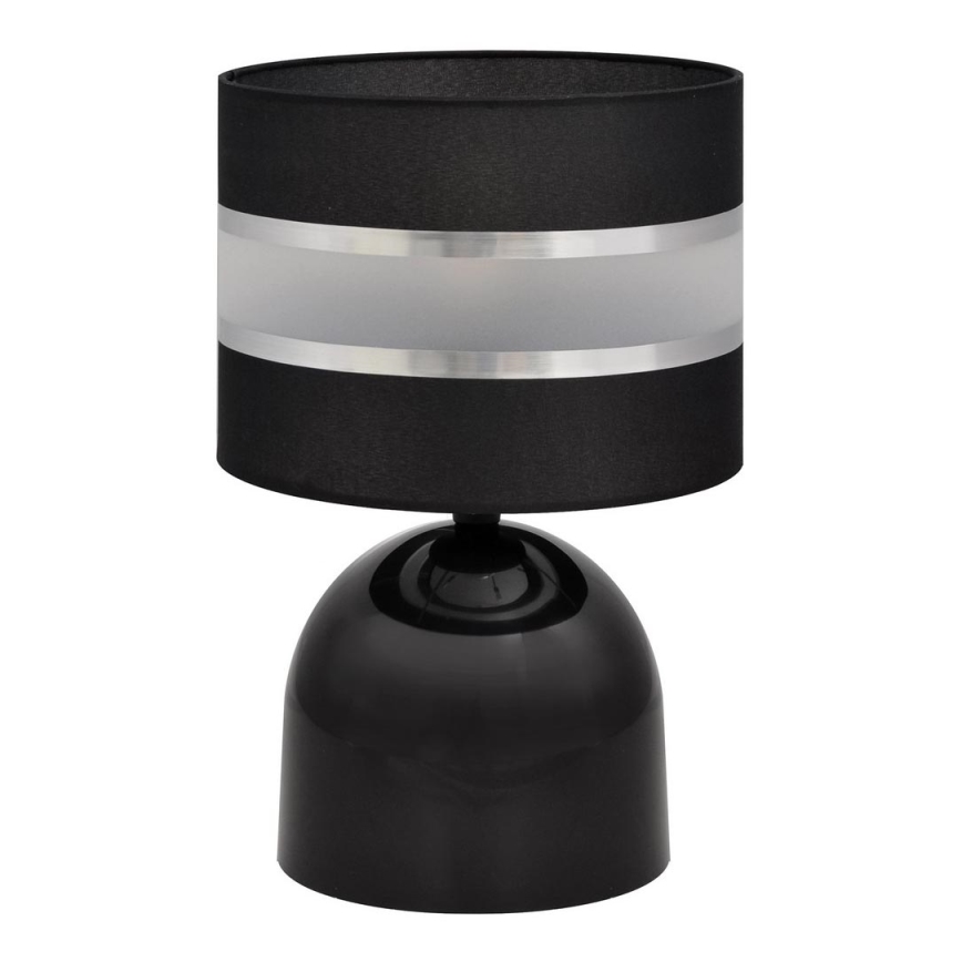Lampa stołowa HELEN 1xE27/15W/230V czarny/srebrny