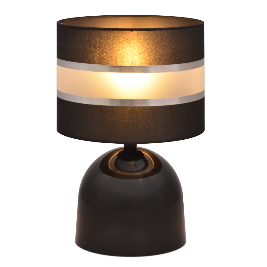 Lampa stołowa HELEN 1xE27/15W/230V czarny/srebrny
