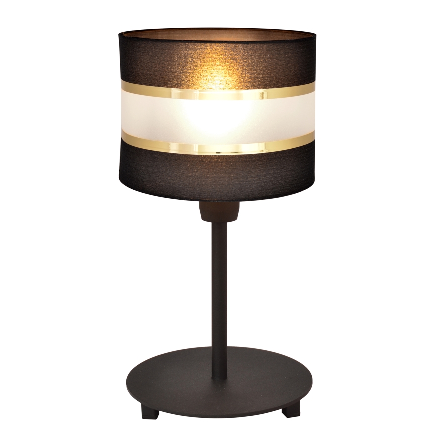 Lampa stołowa HELEN 1xE27/15W/230V czarny/złoty