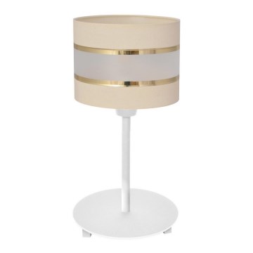 Lampa stołowa HELEN 1xE27/15W/230V kremowa