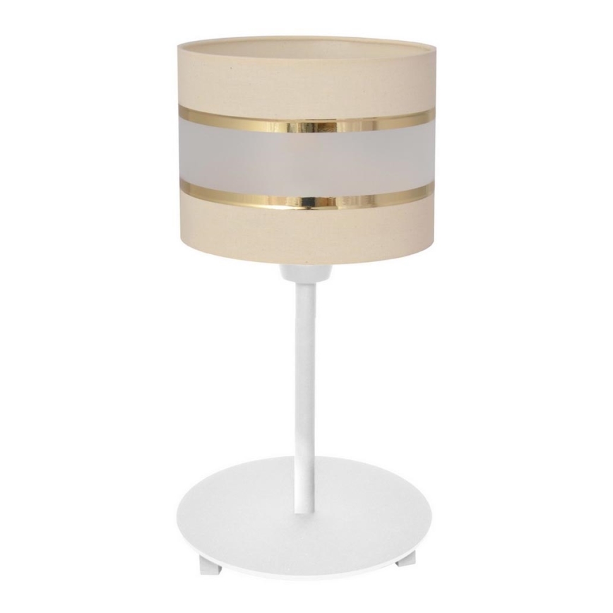 Lampa stołowa HELEN 1xE27/15W/230V kremowa