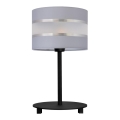 Lampa stołowa HELEN 1xE27/15W/230V szary/czarny