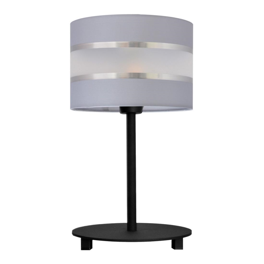 Lampa stołowa HELEN 1xE27/15W/230V szary/czarny