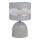 Lampa stołowa HELEN 1xE27/15W/230V szary/srebrny