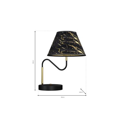 Lampa stołowa HERMES 1xE27/60W/230V