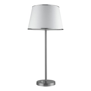 Lampa stołowa IBIS 1xE14/40W/230V biały/matowy chrom