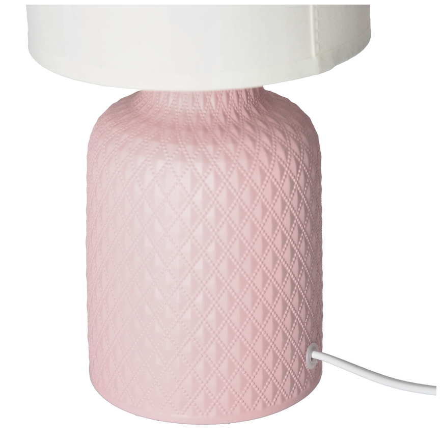 Lampa stołowa INER 1xE14/40W/230V różowy