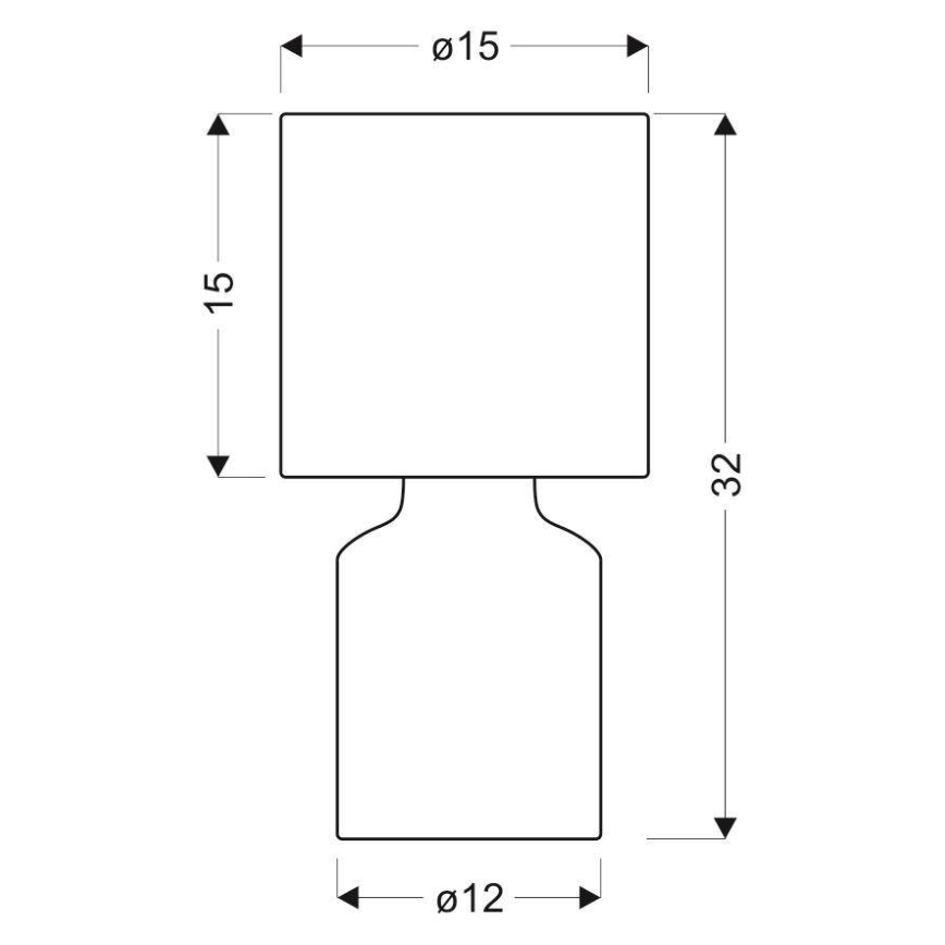 Lampa stołowa INER 1xE14/40W/230V różowy