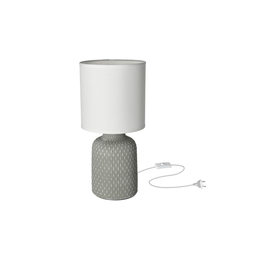 Lampa stołowa INER 1xE14/40W/230V szary