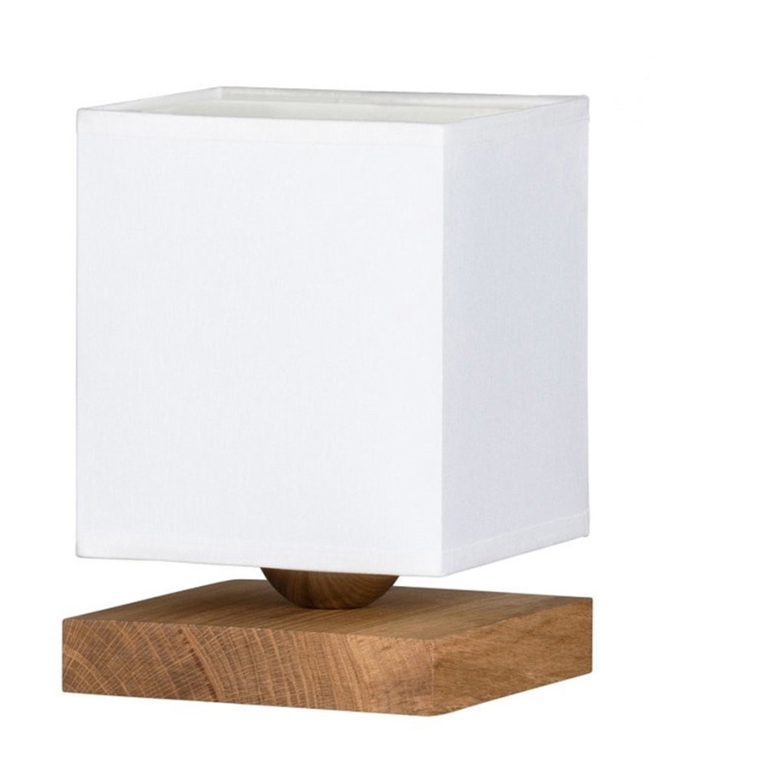 Lampa stołowa INGER 1xE27/25W/230V dąb