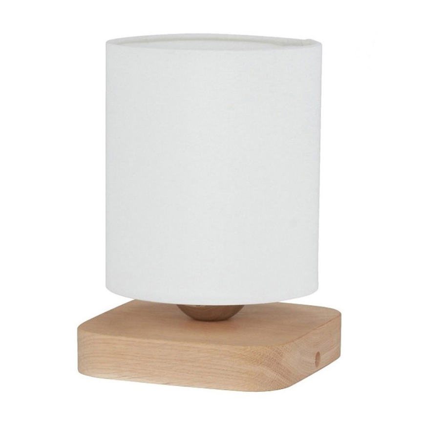 Lampa stołowa JENTA 1xE27/25W/230V dąb