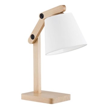 Lampa stołowa JOGA 1xE27/15W/230V buk