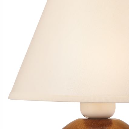 Lampa stołowa JUTA 1xE27/60W/230V buk - certyfikat FSC
