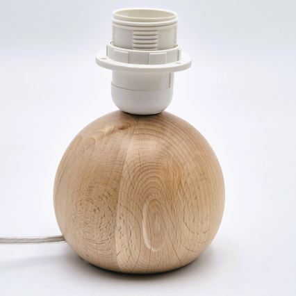 Lampa stołowa JUTA 1xE27/60W/230V buk