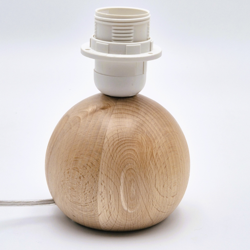 Lampa stołowa JUTA 1xE27/60W/230V buk