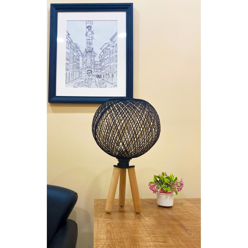 Lampa stołowa JUTE 1xE27/60W/230V