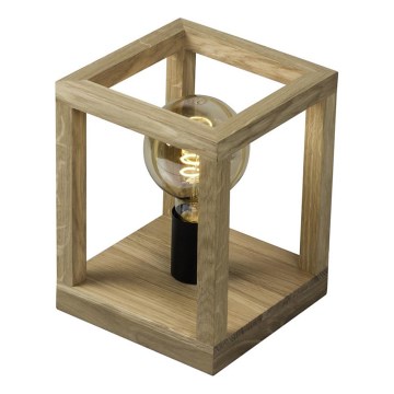 Lampa stołowa KAGO 1xE27/60W/230V dąb matowy
