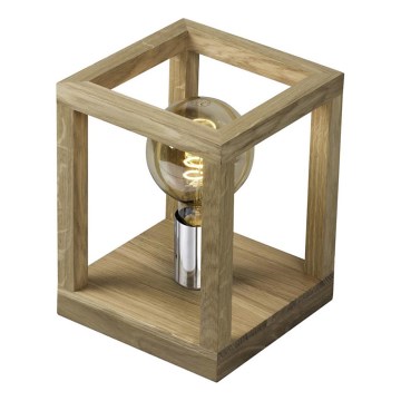 Lampa stołowa KAGO 1xE27/60W/230V dąb matowy