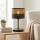Lampa stołowa KARBON 1xE27/15W/230V czarna/brązowa