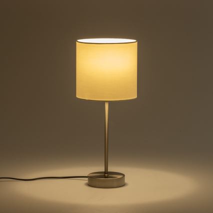 Lampa stołowa LED 1x E14/5W/230V biała/matowy chrom