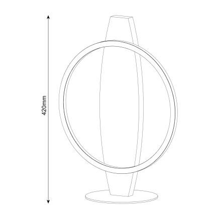 Lampa stołowa LED MELISA LED/10W/230V sosna