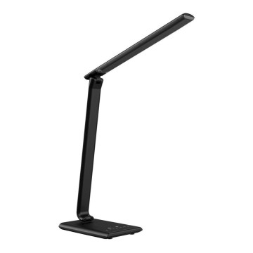 Lampa stołowa LED ściemnialna dotykowa z USB LED/7,2W/230V 2700-6500K czarna