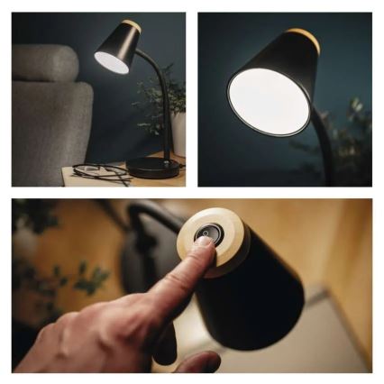 Lampa stołowa LED TARA LED/4,5W/230V 4000K czarna