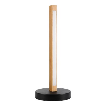 Lampa stołowa LED VERDE LED/10W/230V 3000K dąb/czarny