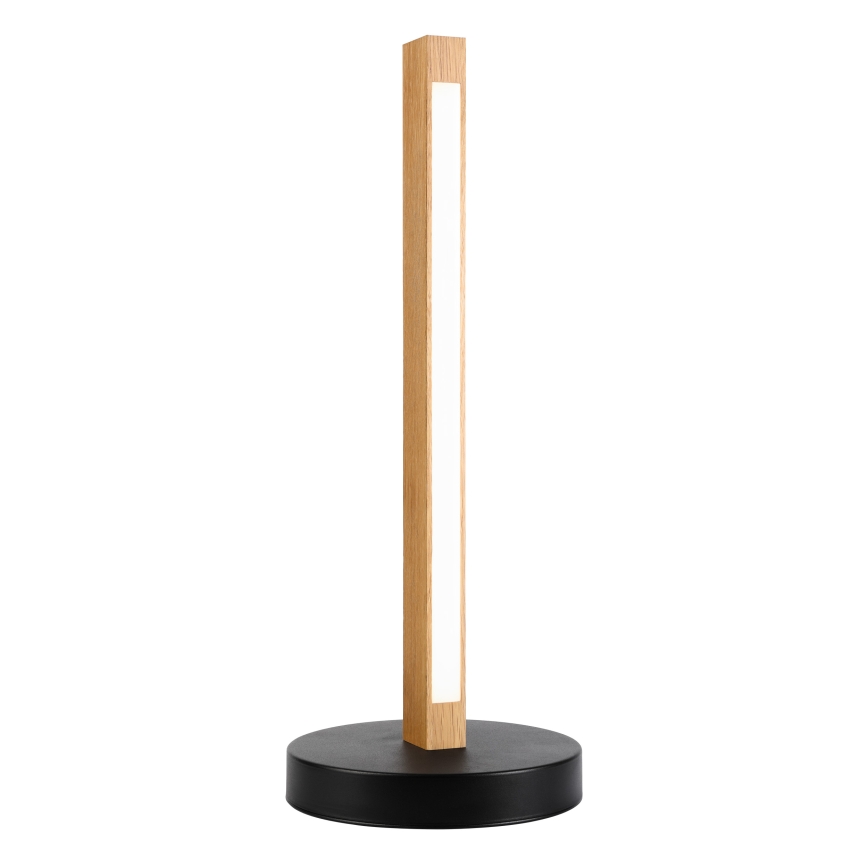 Lampa stołowa LED VERDE LED/10W/230V 3000K dąb/czarny