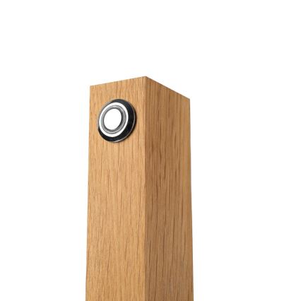 Lampa stołowa LED VERDE LED/10W/230V 3000K dąb/czarny