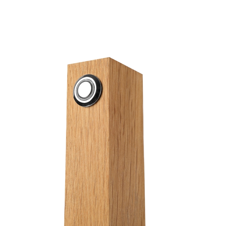 Lampa stołowa LED VERDE LED/10W/230V 3000K dąb/czarny