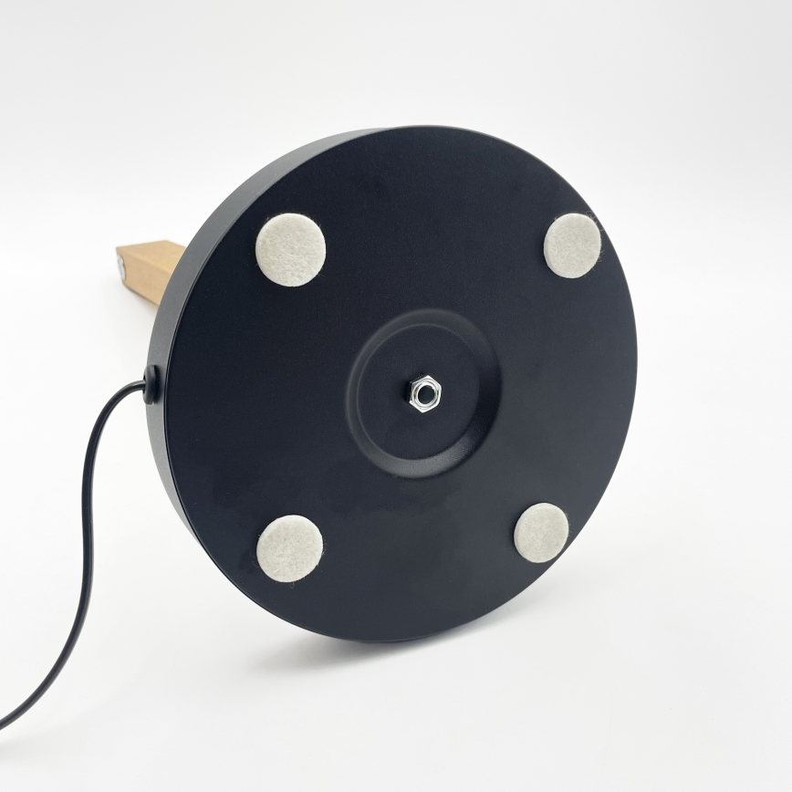 Lampa stołowa LED VERDE LED/10W/230V 3000K dąb/czarny