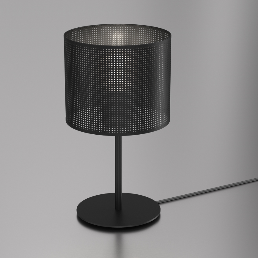 Lampa stołowa LOFT SHADE 1xE27/60W/230V śr. 18 cm czarny