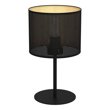 Lampa stołowa LOFT SHADE 1xE27/60W/230V śr. 18 cm czarny/złoty