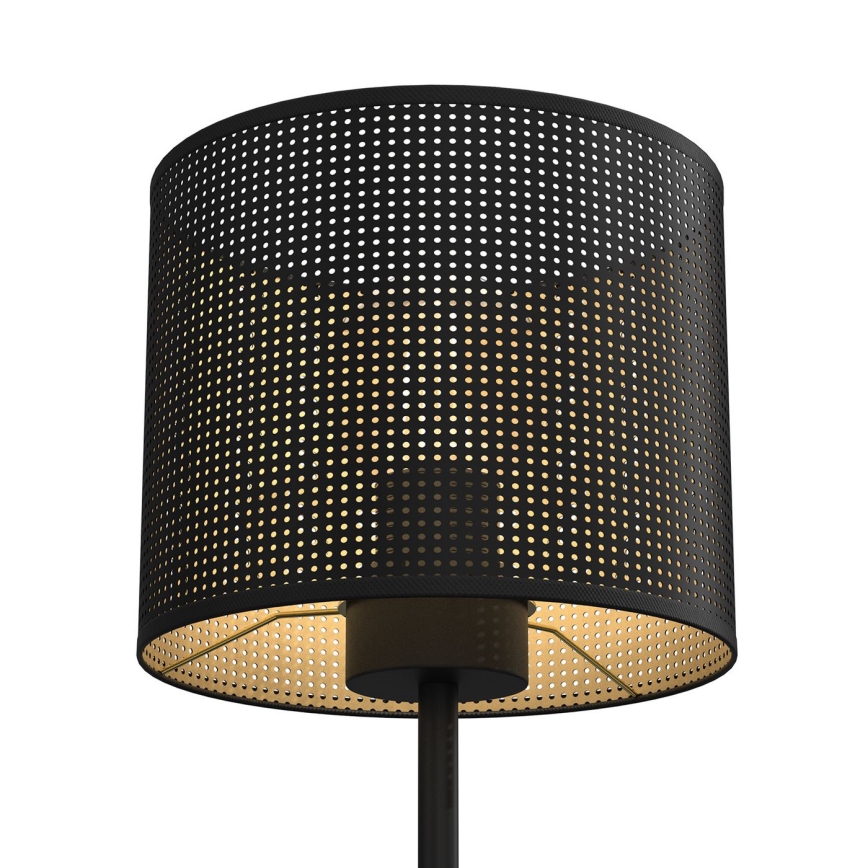 Lampa stołowa LOFT SHADE 1xE27/60W/230V śr. 18 cm czarny/złoty