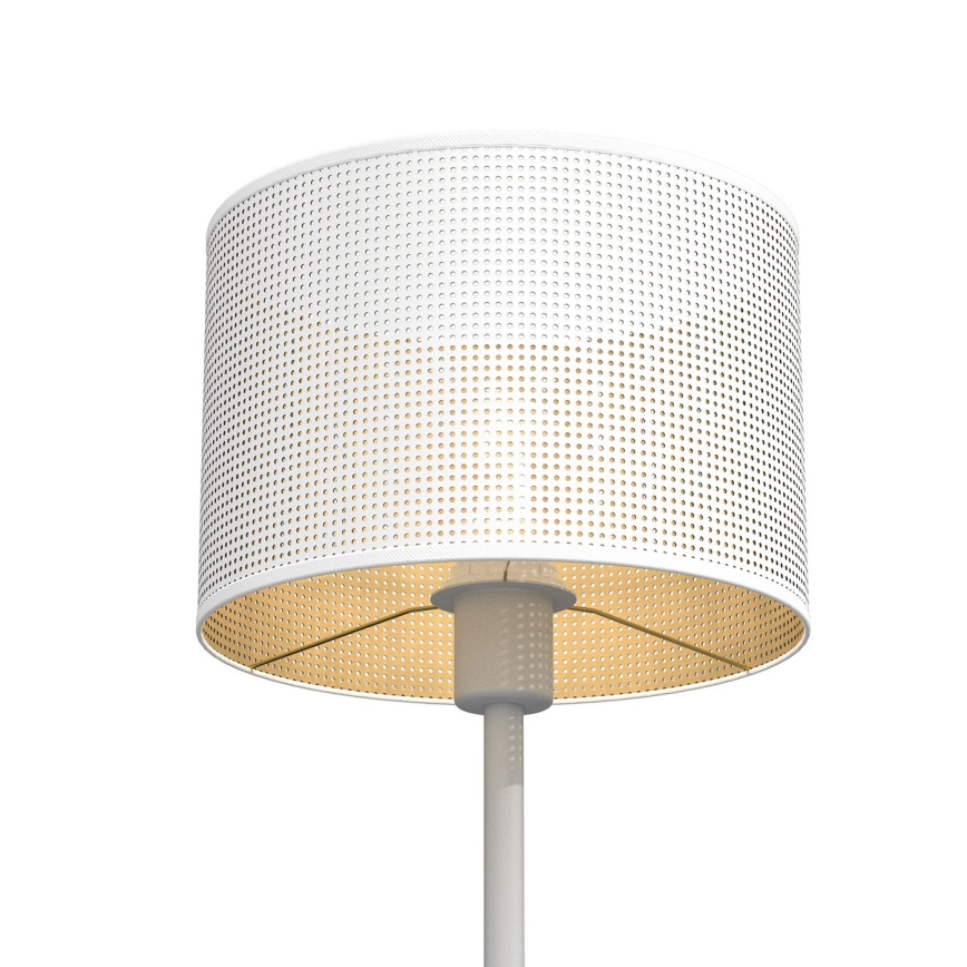 Lampa stołowa LOFT SHADE 1xE27/60W/230V śr. 25 cm biały/złoty