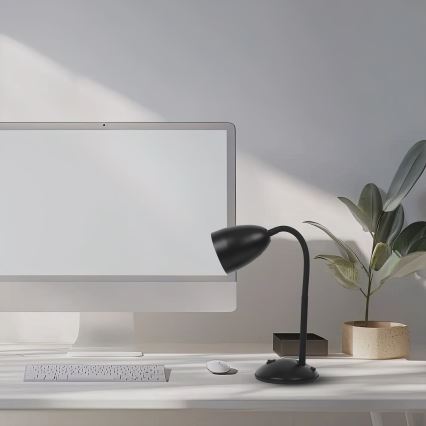 Lampa stołowa LOGIC 1xE27/60W/230V czarny