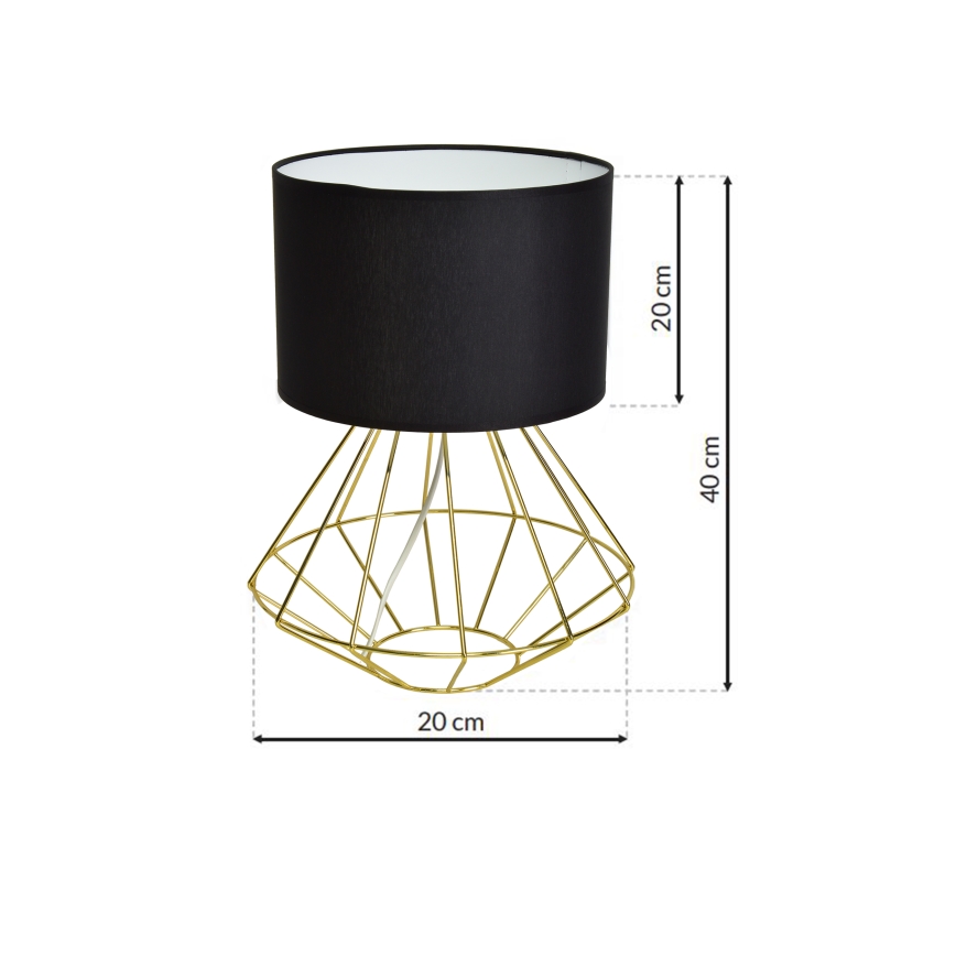 Lampa stołowa LUPO 1xE27/60W/230V