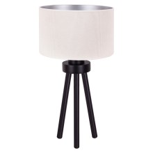 Lampa stołowa LYON 1xE27/15W/230V kremowy