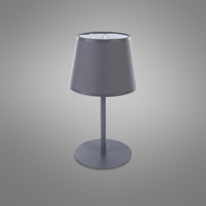 Lampa stołowa MAJA 1xE27/15W/230V szary