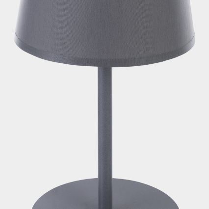 Lampa stołowa MAJA 1xE27/15W/230V szary