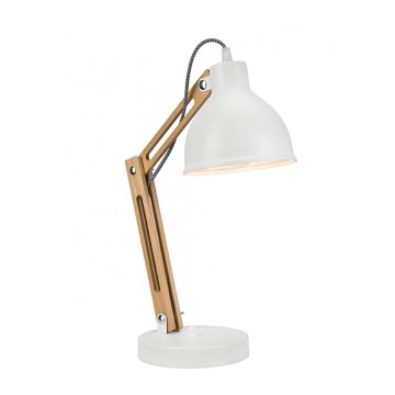 Lampa stołowa MARCELLO 1xE27/60W/230V buk - certyfikat FSC