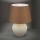 Lampa stołowa MASAI 1xE27/40W/230V ceramika brązowy/beżowy