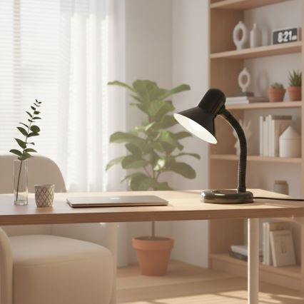 Lampa stołowa MENTOR 1xE27/15W/230V czarna