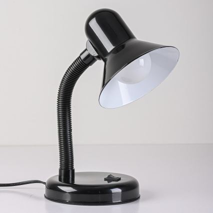 Lampa stołowa MENTOR 1xE27/15W/230V czarna
