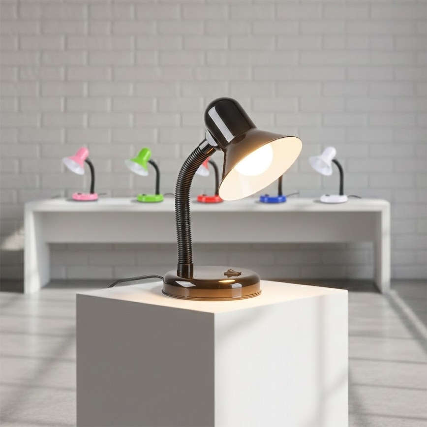Lampa stołowa MENTOR 1xE27/15W/230V czarna